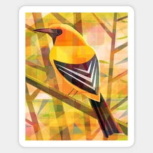 Yellow Oriole Sticker